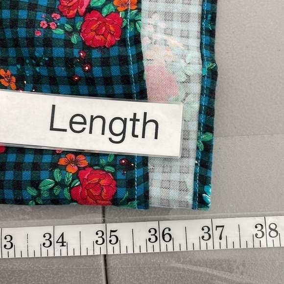 Matilda Jane Dress Women's Small Blue Green Floral Long Sleeve - Picture 17 of 17